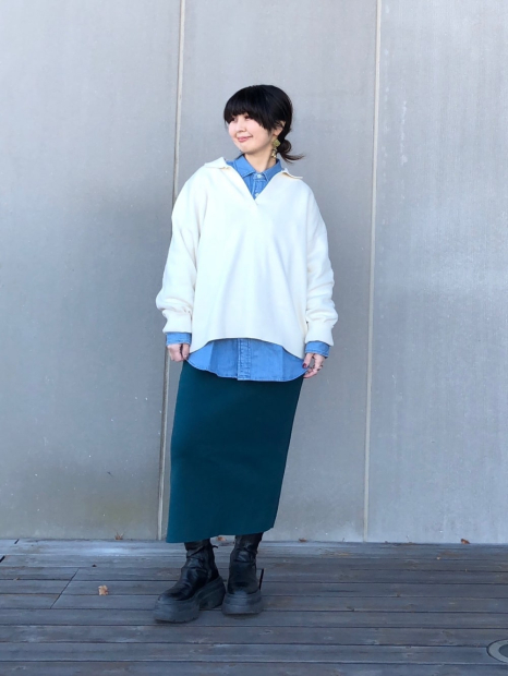 Спідниця жіноча еластична UNIQLO 1159834017 (Зелений M)