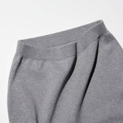 Женская эластичная юбка UNIQLO 1159834740 (Серый M)