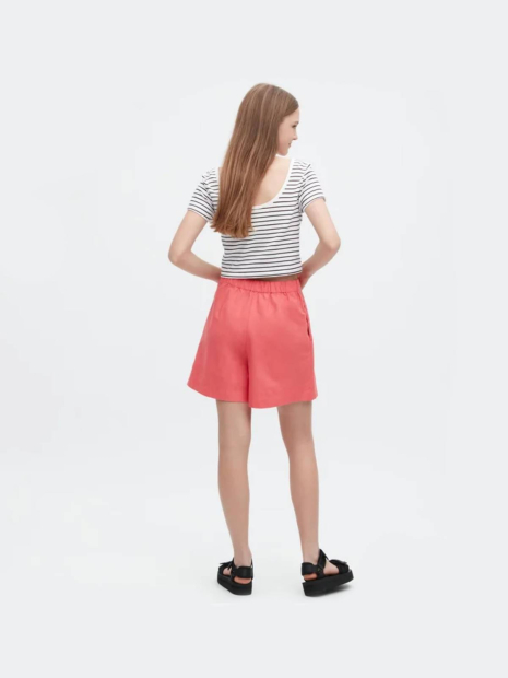 Жіночі спідниця-шорти UNIQLO із лляної суміші 1159835379 (Помаранчевий XXL)