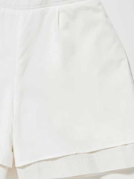 Жіноча спідниця-шорти UNIQLO із лляної суміші 1159835649 (Молочний XXL)
