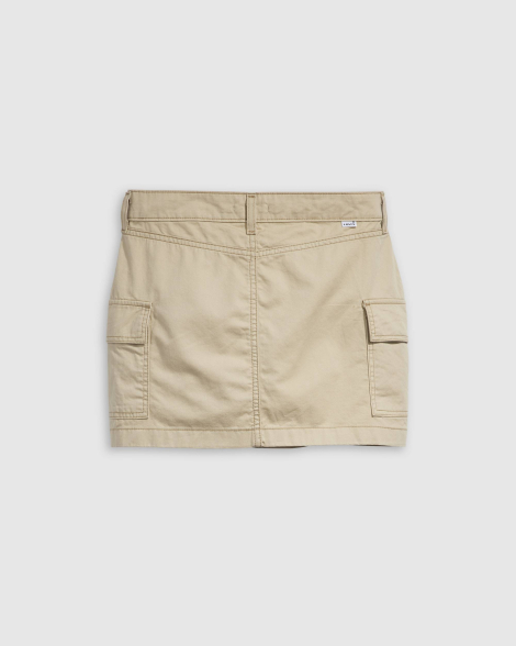 Жіноча міні-спідниця Levi's з кишенями 1159835941 (Бежевий 29)