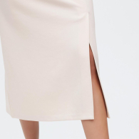 Женская эластичная юбка UNIQLO 1159780423 (Бежевый, M)