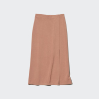 Женская эластичная юбка UNIQLO 1159786624 (Коричневый, XS)