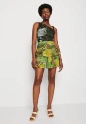 Женская юбка Guess с воланами 1159792755 (Зеленый, M)