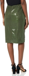 Женская юбка GUESS с пайетками 1159799585 (Зеленый, XS)