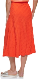 Стильна жіноча спідниця міди DKNY 1159809756 (Помаранчевий, XS)