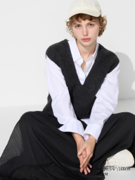 Плісована спідниця UNIQLO 1159830767 (Чорний S)