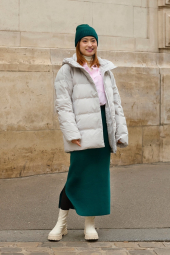 Спідниця жіноча еластична UNIQLO 1159834017 (Зелений M)