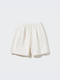 Жіноча спідниця-шорти UNIQLO із лляної суміші 1159835649 (Молочний XXL)
