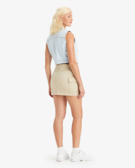 Жіноча міні-спідниця Levi's з кишенями 1159835941 (Бежевий 29)