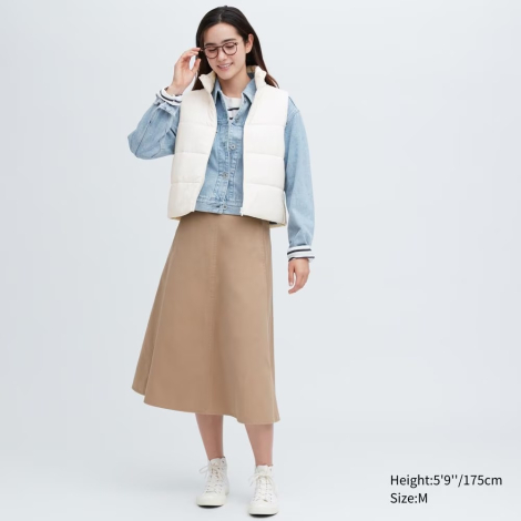 Стильный теплый жилет Uniqlo 1159784458 (Белый, XXL)