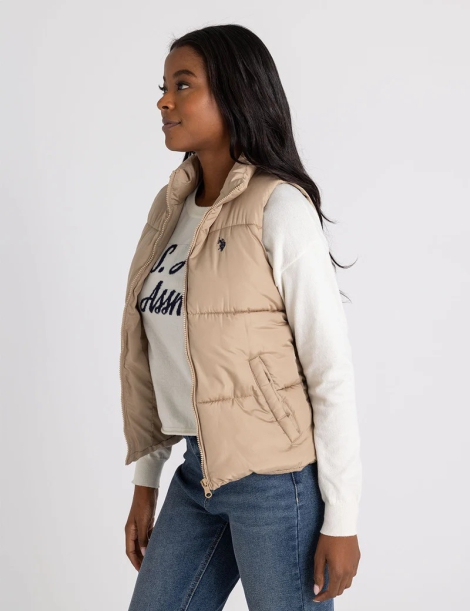 Женская жилетка U.S. Polo Assn 1159824108 (Коричневый XL)