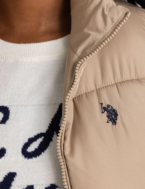 Женская жилетка U.S. Polo Assn 1159824108 (Коричневый XL)