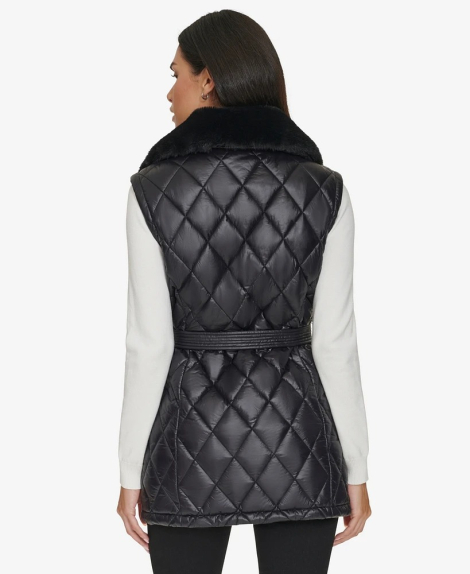 Женская жилетка Calvin Klein с экомехом 1159834812 (Черный M)