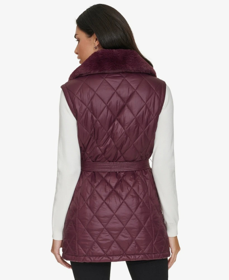 Женская жилетка Calvin Klein с экомехом 1159834813 (Фиолетовый XL)