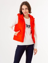 Женская жилетка U.S. Polo Assn с капюшоном 1159780853 (Оранжевый, S)