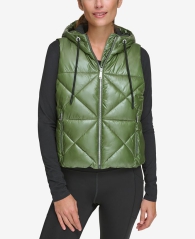 Женская жилетка Calvin Klein с капюшоном 1159806999 (Зеленый, XS)