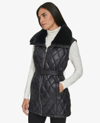 Женская жилетка Calvin Klein с экомехом 1159834812 (Черный M)