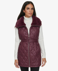 Женская жилетка Calvin Klein с экомехом 1159834813 (Фиолетовый XL)