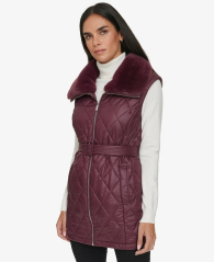 Женская жилетка Calvin Klein с экомехом 1159834813 (Фиолетовый XL)