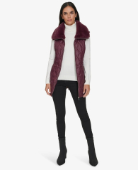 Женская жилетка Calvin Klein с экомехом 1159834813 (Фиолетовый XL)