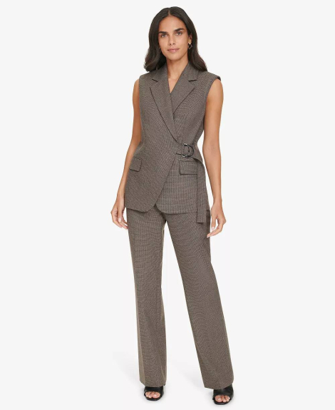 Женский жилет Calvin Klein с поясом 1159837473 (Коричневый 12)