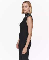 Женская жилетка Karl Lagerfeld Paris с жемчуженами 1159831934 (Черный XL)