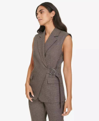 Женский жилет Calvin Klein с поясом 1159837473 (Коричневый 12)