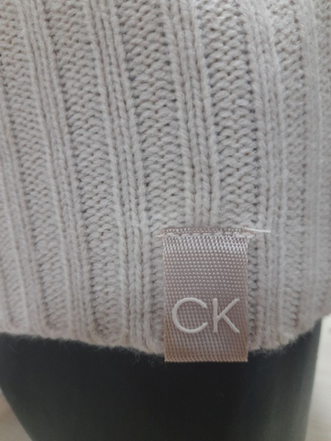 В'язаний комплект Calvin Klein шапка та шарф 1159822552 (Рожевий One size)