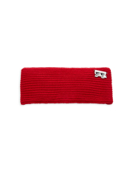 Женский вязаный набор Karl Lagerfeld Paris шарф и повязка 1159781982 (Красный, One size)