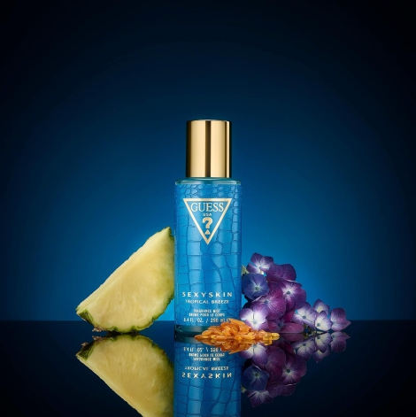 Парфумований міст для тіла GUESS Sexy Skin Tropical Breeze 1159799268 (Білий/синій, 250 ml)