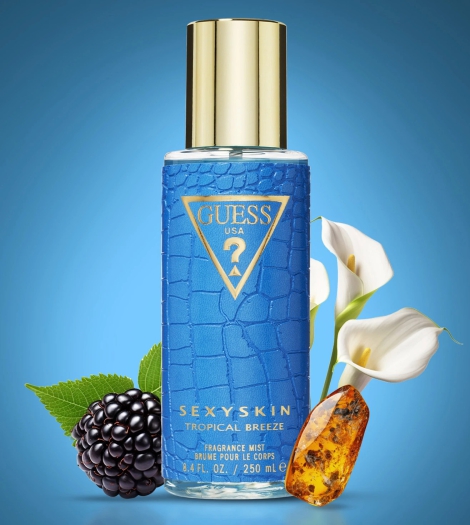 Парфумований міст для тіла GUESS Sexy Skin Tropical Breeze 1159799268 (Білий/синій, 250 ml)