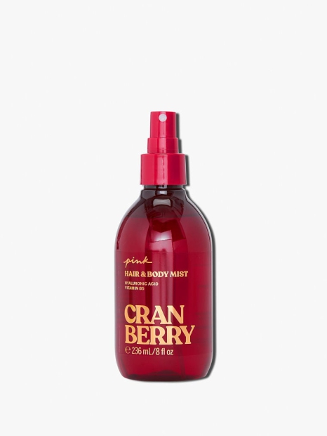 Парфумований міст для тіла та волосся Victoria's Secret Pink Cranberry 1159810157 (Бордовий, 236 ml)