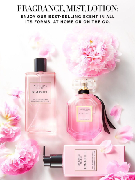 Парфюмированный мист для тела Bombshell Victoria’s Secret  1159830648 (Розовый 250 ml)