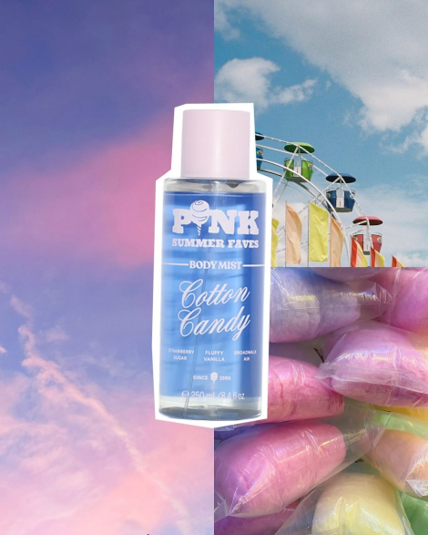 Парфюмированный мист для тела Cotton Candy от Victoria’s Secret Pink 1159835200 (Синий 250 ml)