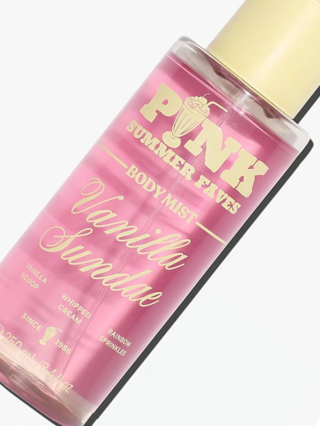 Парфюмированный мист для тела Vanilla Sundae от Victoria’s Secret Pink 1159835208 (Розовый 250 ml)