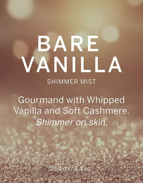 Парфюмированный мист для тела Bare Vanilla Shimmer Victoria's Secret 1159837161 (Коричневый 250 ml)
