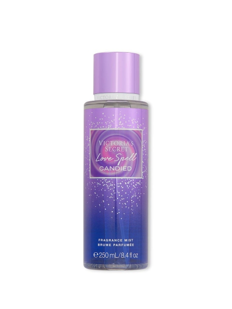 Набір для тіла Love Spell Candied Victoria's Secret спрей та лосьйон 1159796371 (Фіолетовий, 250/236 ml)