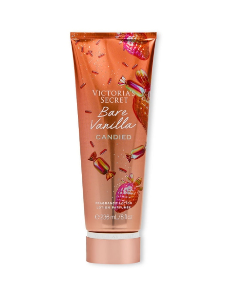 Набір для тіла Bare Vanilla Candied Victoria's Secret спрей та лосьйон 1159796373 (Помаранчевий, 250/236 ml)