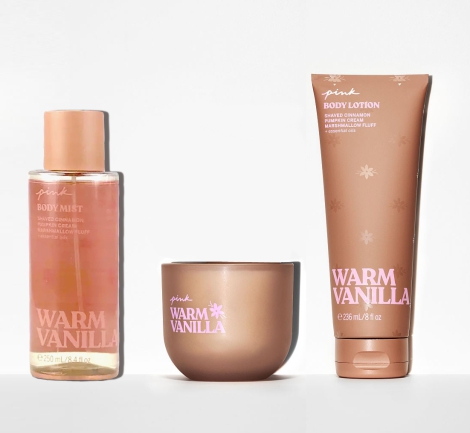 Набір Warm & Vanilla Victoria's Secret Pink 1159796683 (Коричневий, One size)