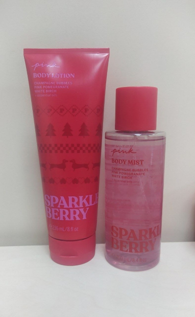 Набір Sparkle Berry Victoria's Secret Pink 1159797670 (червоний, One size)