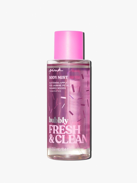 Набір для тіла Bubbly Fresh & Clean Victoria Secret Pink 1159797674 (Рожевий, 250/236 ml)