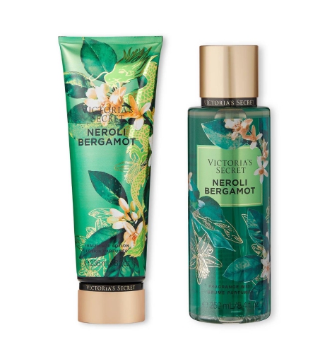 Набір для тіла Neroli Bergamot Victoria's Secret міст та лосьйон 1159801269 (Зелений, 250/236 ml)