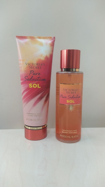 Набір для тіла Pure Seduction Sol Victoria's Secret міст та лосьйон 1159801296 (Помаранчевий, 250/236 ml)