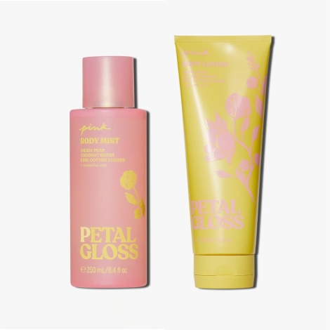 Набор для тела Petal Gloss от Victoria’s Secret Pink 1159802952 (Розовый, 236 ml/250 ml)