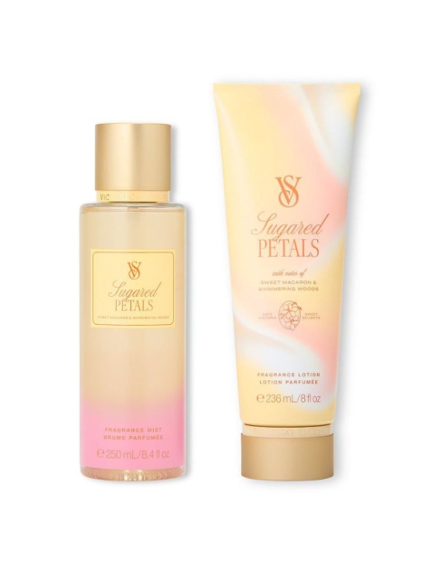 Набор для тела Sugared Petals Victoria’s Secret мист и лосьон 1159813351 (Желтый, 236 ml/250 ml)