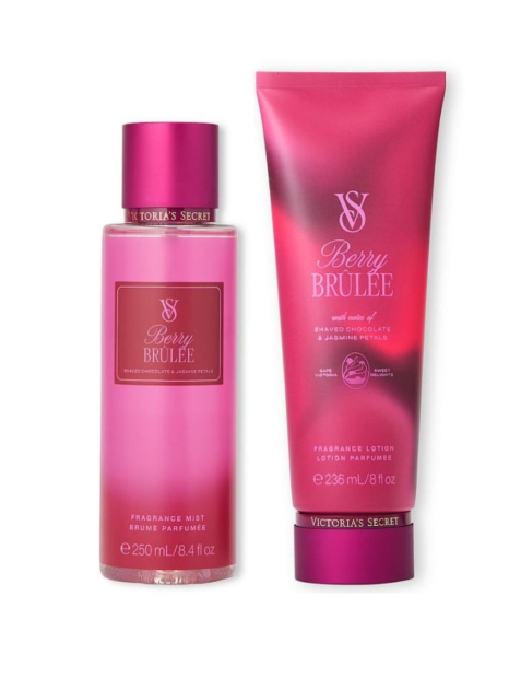 Набір для тіла Berry Brulee Victoria's Secret міст та лосьйон 1159814072 (червоний, 250/236 ml)