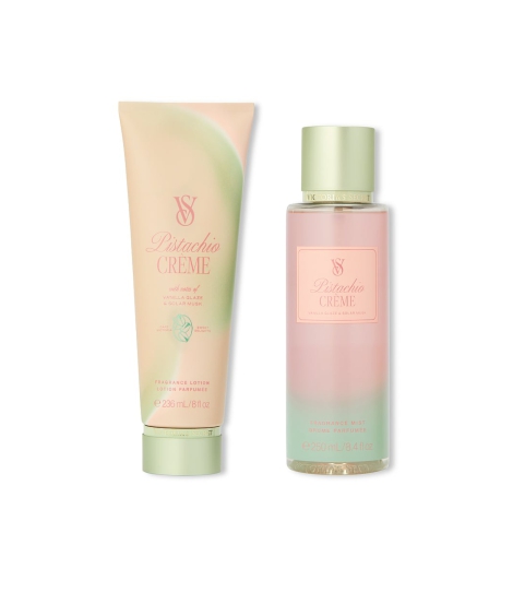 Набор для тела Pistachio Creme Victoria’s Secret мист и лосьон 1159814302 (Зеленый, 236 ml/250 ml)