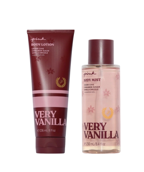 Набір для тіла Very Vanilla від Victoria&#39;s Secret Pink 1159816953 (Бордовий 236 ml/250 ml)