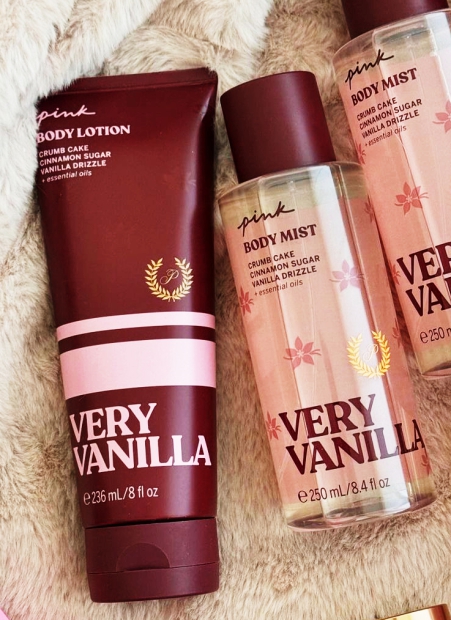 Набір для тіла Very Vanilla від Victoria&#39;s Secret Pink 1159816953 (Бордовий 236 ml/250 ml)